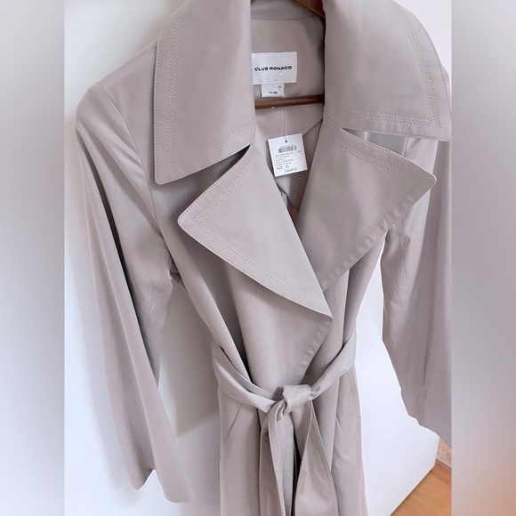 NWT Classic Club Monaco Mahssa Trench - Picture 3 of 6